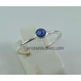 thumbnail image 4 of AFGEMSNJEWELLERY Blue Sapphire Ring | Round Sapphire | 925 Sterling Silver Women's Handmade Jewelry |Gift for Mom & Valentine Gift Silver 13, 4 of 5