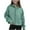 Green, variant on Girls Zip Up Hoodies Teen Full-Zip Sweatshirts Jacket Casual Spring Sweatshirt with Pocket