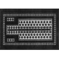 thumbnail image 1 of Ahgly Company Indoor Rectangle Oriental Gray Industrial Area Rugs, 2' x 5', 1 of 4