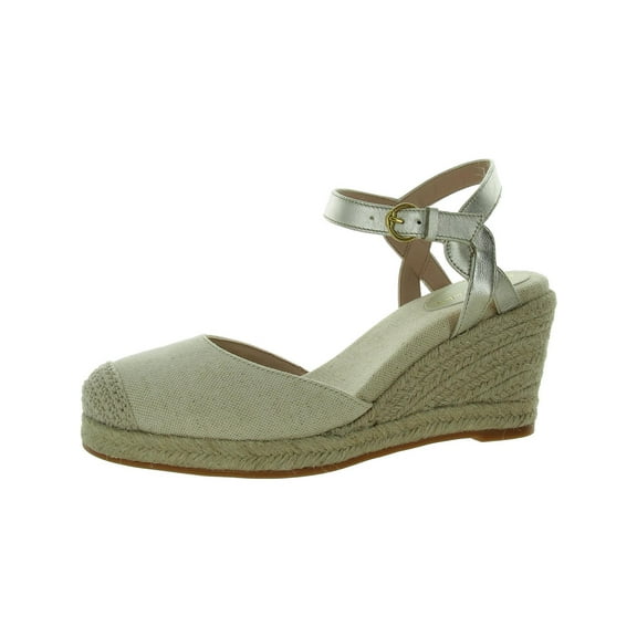 Cole Haan Womens CF ESP WEDGE Ankle Strap Closed Toe Wedge Sandals