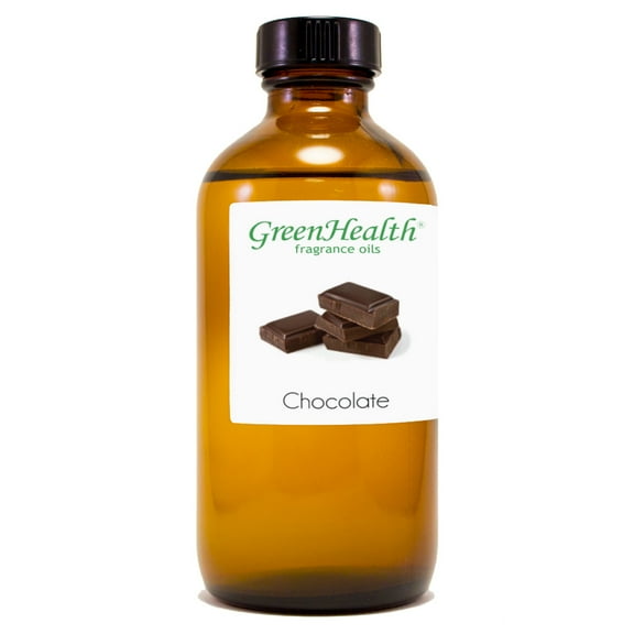 Chocolate Fragrance Oil - 8 fl oz - Amber Glass Bottle w/ Cap - GreenHealth