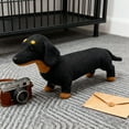thumbnail image 5 of Dachshund Dog Plush Stuffed Animal, Realistic Soft Companion Plush Dog, 5 of 8