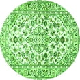 thumbnail image 1 of Ahgly Company Indoor Round Persian Green Traditional Area Rugs, 5' Round, 1 of 1