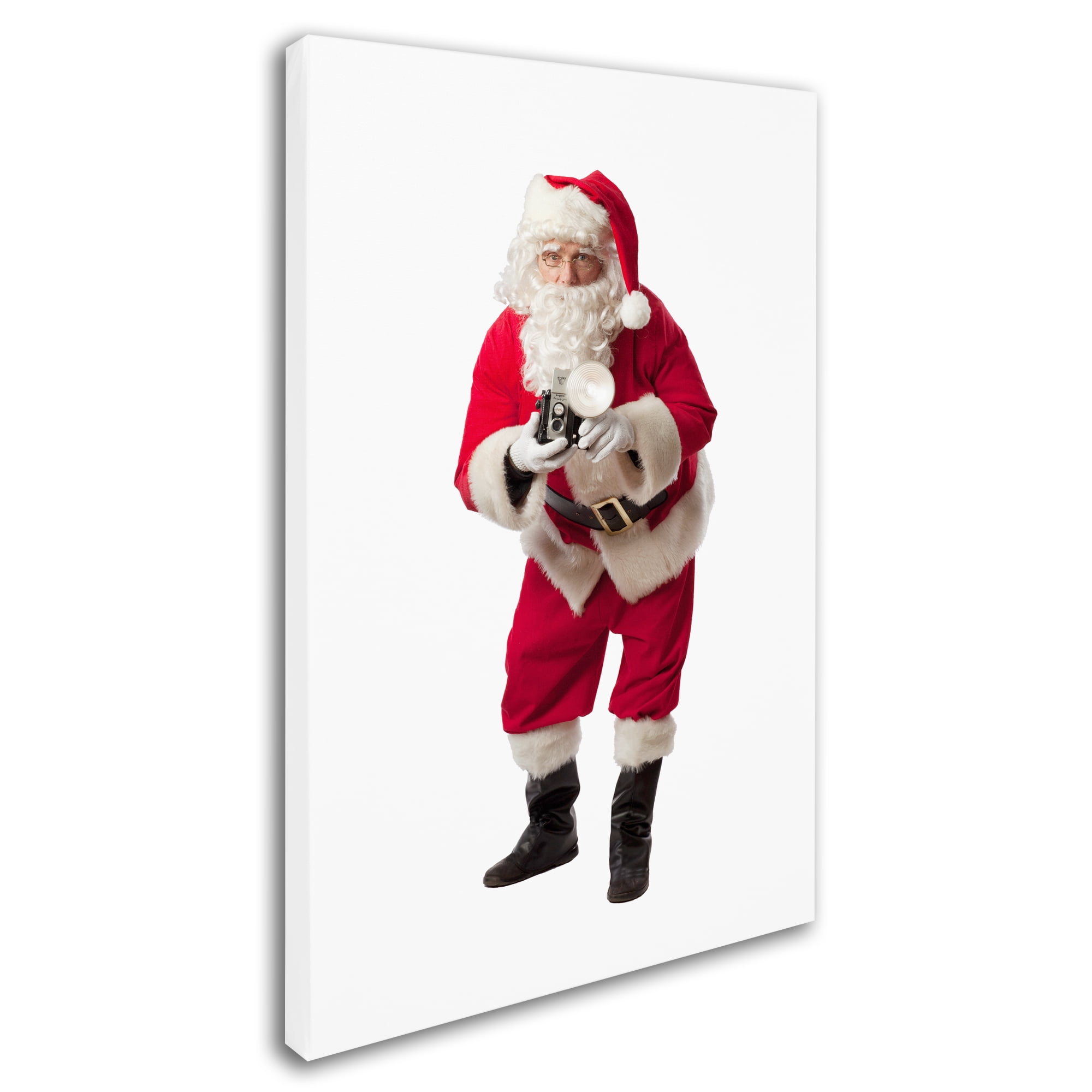 Trademark Fine Art 'Santa-Kodak Brownie-10067' Canvas Art by Ed Wheeler