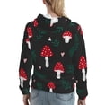 thumbnail image 7 of Salouo Amanita Mushroom Pattern Hoodie Sweatshirts for Women, Autumn Pullover Hoodie Workout Sweat Women's Long Sleeve Preppy Sweatshirts-X-Large, 7 of 7