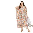 thumbnail image 3 of Gypsie Blu Women's Plus Size Kaftan Dresses for Women Long Maxi Dress, 3 of 7