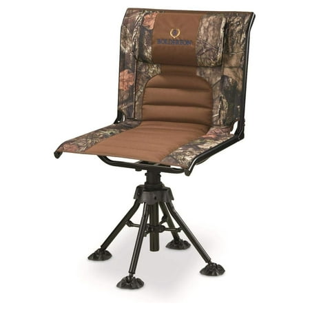 360 Degree Swivel Camo Hunting Blind Chair Folding Lightweight Portable Padded Cushion Hunting Seat 300 lbs Capacity Hunt Gear and Equipment Country