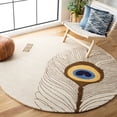 thumbnail image 2 of SAFAVIEH Soho Carleton Abstract Area Rug, Beige/Brown, 6' x 6' Round, 2 of 8