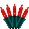 thumbnail image 1 of Luces navideñas YULETIME 200 LED rojas, 20 m, cable verde, 1 of 9