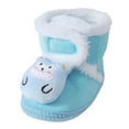 thumbnail image 3 of Siilsaa Baby Sneakers Baby Shoes Autumn And Winter Soft Sole Toddler Shoes Boys And Girls Cotton Shoes Toddler Shoes Blue,0-6 Months, 3 of 5