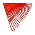 thumbnail image 2 of Terraxo Leaf Rake Head Pp Garden Leaf Rake Head 24 Tines Lawn Rake Head Replacement Lightweight Multifunctional Leaf Remover Suitable for Agricultural Fields Red, 2 of 8