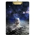 thumbnail image 1 of FMSHPON Space Galaxy Astronaut Clipboard Hardboard Wood Nursing Clip Board and Pull for Standard A4 Letter 13x9 inches, 1 of 5