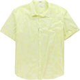 thumbnail image 1 of Calvin Klein Pastel Button Up Shirt para hombre, amarillo, XX-Large Calvin Klein Botones al frente, 1 of 1