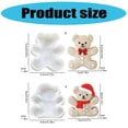 thumbnail image 3 of Christmas Bear Silicone Molds Easy Demolding Cake Molds Fondant Moulds for Soap Candy Chocolate Mould, 3 of 9