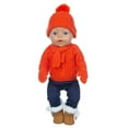 thumbnail image 1 of Doll Christmas Costume Christmas Decorations Doll Costume Doll DIY Clothing Xmas Doll Clothes Christmas Doll Outfit, 1 of 7