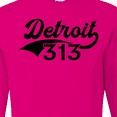 thumbnail image 4 of Inktastic Detroit 313 Long Sleeve T-Shirt, 4 of 5