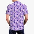thumbnail image 6 of Wukai Violet Men’s Polo Shirts,Quick-Dry Athletic Shirt,Classic Fit Shirts-XX-Large, 6 of 8