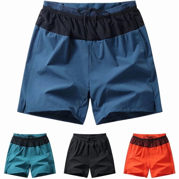 Kojanyu Men's Stretch Drawstring Shorts Regular & Big & Tall Lightweight Quick Dry Casual Workout Gym Shorts with Pockets Sizes S-5XL