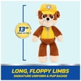 thumbnail image 5 of GUND PAW Patrol Official Rubble Take Along Buddy Plush Toy, Premium Stuffed Animal for Ages 1 & Up, Yellow/Brown, 13”, 5 of 10