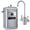 Brushed Nickel - 2 Handle, variant on Ready Hot Compact Kitchen Hot Water Dispenser with Dual Handle Brushed Nickel Faucet 41-RH-150-F560-BN