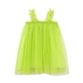 thumbnail image 3 of Coerni Toddler Baby Girl Tulle Tutu Dress Sleeveless Layered Dresses Princess Birthday Parties Dress Summer Beach Clothes, 3 of 5