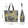 thumbnail image 5 of Kdxio Golden Glitter Butterflies Casual Tote Bags Women Big Capacity Shoulder Bag for Women Travel Shoulder Bags Handbags, 5 of 8
