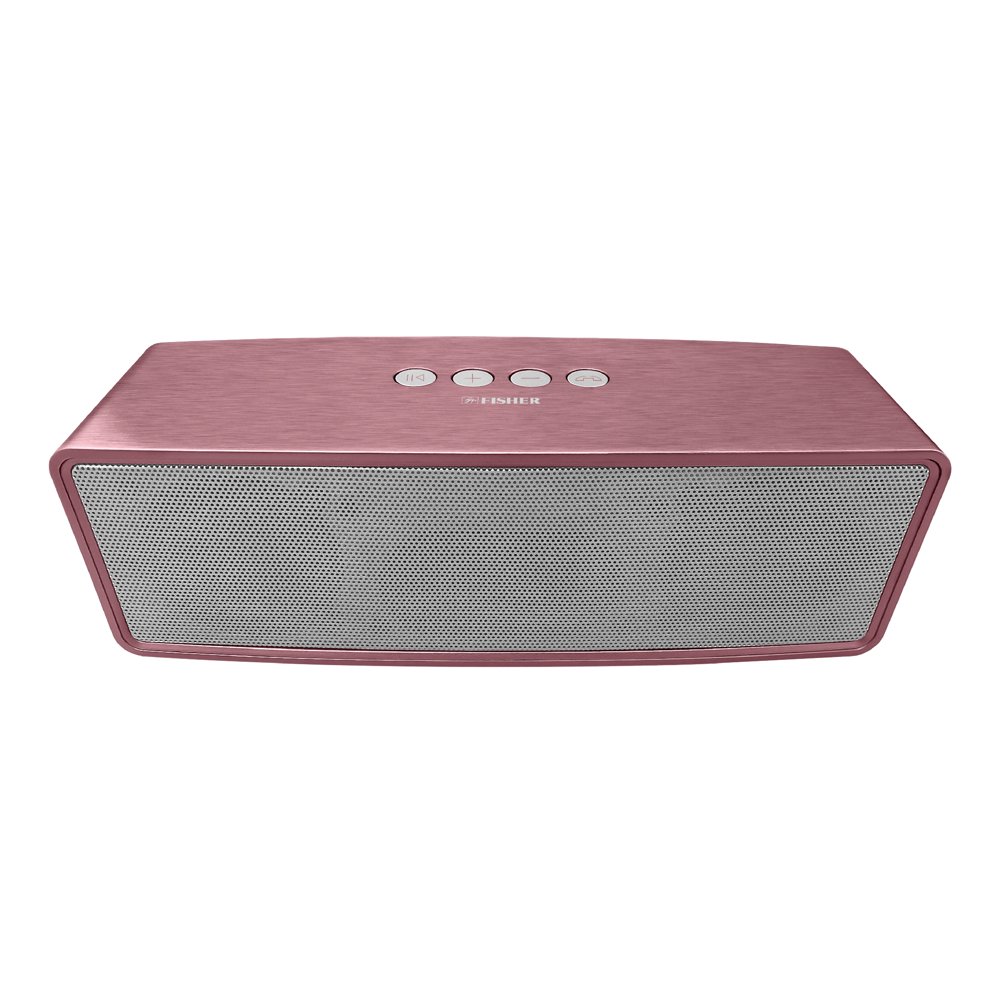 Fisher Portable Wireless Bluetooth Speaker, Builtin Mic, Sleek Design