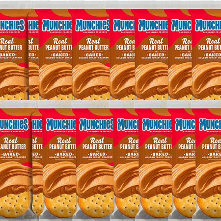 Munchies Sandwich Crackers, Peanut Butter (16 count) Back to School