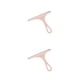 thumbnail image 1 of Inteprter Cepillo de limpieza Limpiaparabrisas Herramienta de limpieza Mano de obra fina Multifuncional Práctico ABS Depurador de pared de goma Rosa 2piezas, 1 of 6