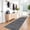 Black, variant on YOUFORTONG 2'x3' Moroccan Washable Entryway Rug, Low Pile Non Slip Rubber Backing Soft Modern Carpet for Hallway Kitchen Bedroom, Geo Grey