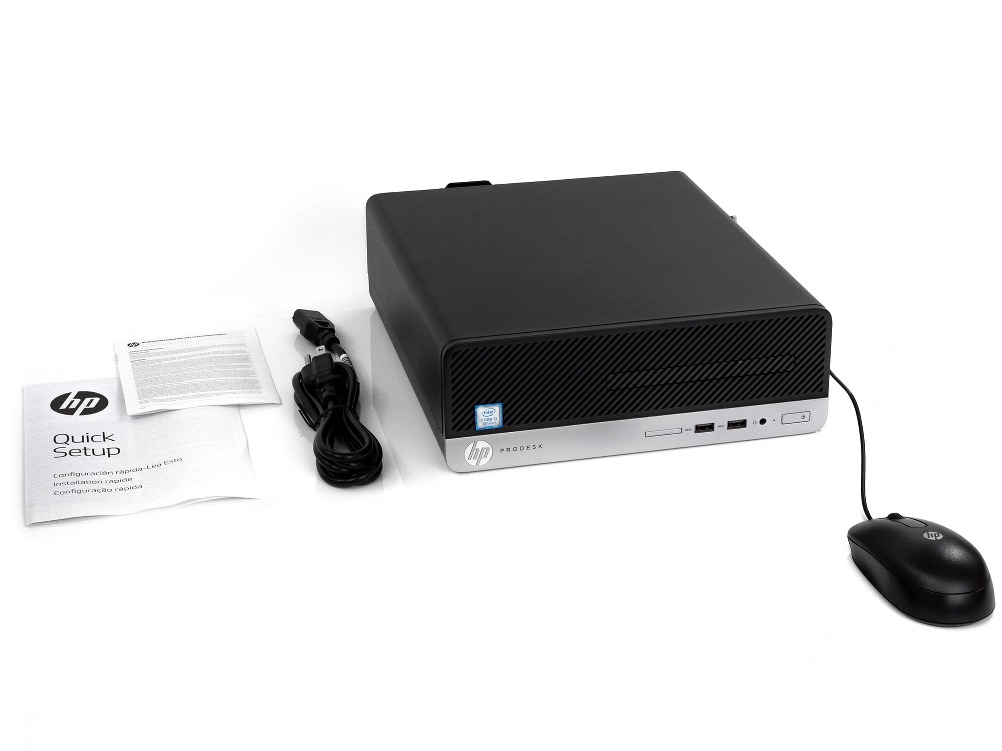 HP ProDesk 400 G5 Desktop, Intel Core i3-8100 3.6GHz, 8GB RAM