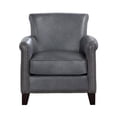 thumbnail image 3 of Lexicon Braintree 20.5" Plywood and Leather Accent Chair in Burnish Gray, 3 of 7