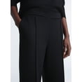 thumbnail image 5 of Scoop Women’s and Women’s Plus New Scubaknit Seamed Sweatpants, Regular and Short Lengths, Sizes XS-4X, 5 of 6
