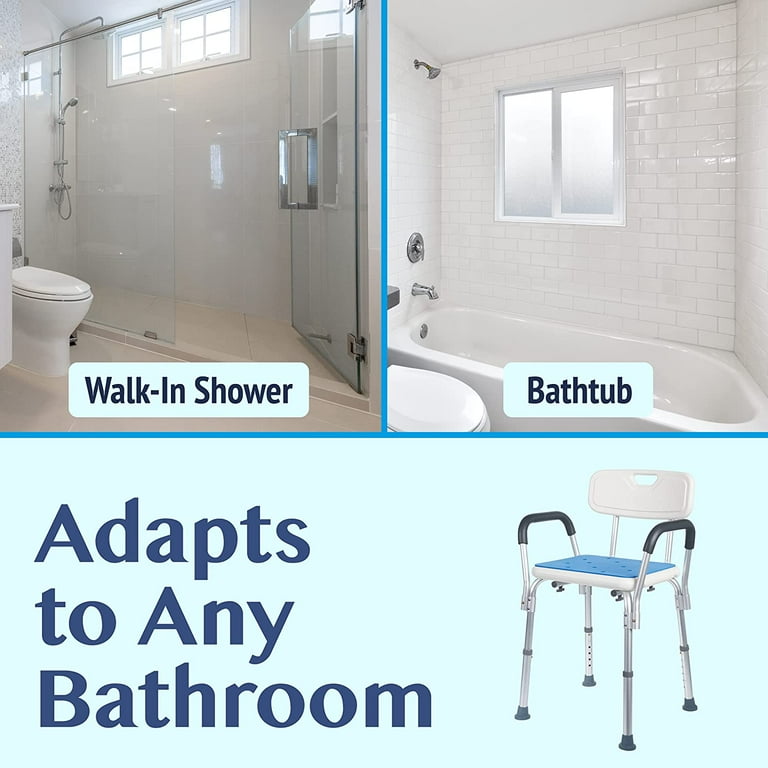 Medokare shower chair with rails hotsell