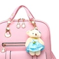 thumbnail image 2 of Stylago Womens Trendy Leather Backpack Purse Multiple Pockets Travel Shoulder Daypack Students Mini Schoolbags with Bear Pendant Pink, 2 of 6