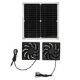 Solar Panel Fan Kit 20W High Conversion Rate Light Portable Solar Panel