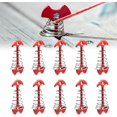 thumbnail image 3 of Clous de Fixation en Alliage d'Aluminium en Forme d'Échelle de Poisson pour camping en Plein Air (A, style) 10 Pcs, 3 of 5