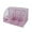 Pink, variant on pdqouc Metal Office Desktop Storage Box Drawer Partition Multifunctional Stationery Metal Mesh Pen Pencil Make Up Brush Tools Small Things Holder Table Organizer for Home Office