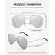 thumbnail image 4 of Paquete de 3 gafas de sol de lectura bifocales tipo aviador UV400 +1.25 unidades de SOPHILY, 4 of 6