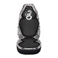 thumbnail image 3 of Uourmeti Snake Skin Reptile Print Front Car Seat Cover Anti Slip Seat Covers for Cars Premium Perfect Fit 1 Piece Compatible with Auto Vehicle, 3 of 6