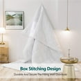 thumbnail image 3 of Soft Queen Size Comforter Duvet InsertLightweight Down Alternative Comforter with Corner TabsFluffy Breathable Machine Washable Diamond Stitching ( &#x&#), 3 of 9