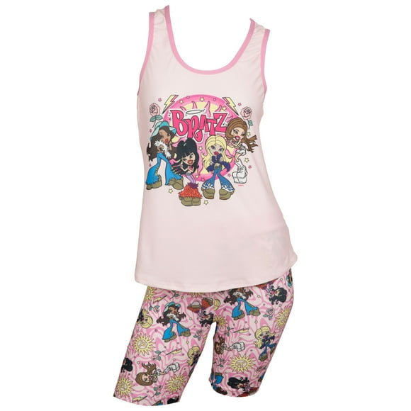 Bratz Girls Yummy Racer Back Tank and Shorts Set-Small