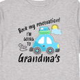 thumbnail image 4 of Inktastic Book my Reservation I'm Going To Grandma's Boys or Girls Long Sleeve Toddler T-Shirt, 4 of 5