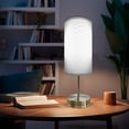 thumbnail image 4 of Lampara De Mesa, Luz Ideal, Murano Satín, Pantalla De Tela blanco, 4 of 6