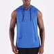 thumbnail image 5 of Blusa sin mangas con capucha de verano para hombre, informal, de moda, de color liso, con capucha, sin mangas, para hombre, 5 of 9