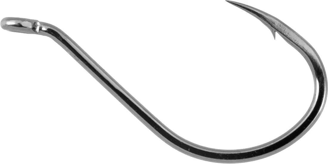 (2 pack) SaltX Octopus Bait Fishing Hook, 1/0 Size, Black Nickel, 1X Wire