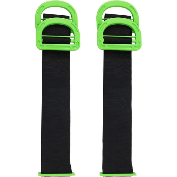 Correas móviles (2 piezas), correas extensibles para una o dos personas con asas, duraderas, adecuadas para manipular objetos pesados como cajas, muebles, sacos de arena, colchones, etc.
