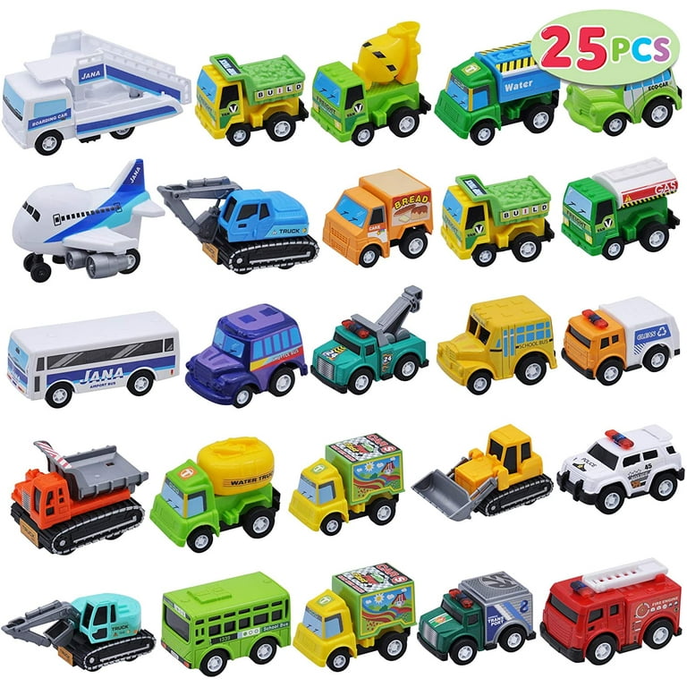 Toy Time Wooden Car PlaySet-6-Piece Mini Toy Vehicle Set with Cars, Police  and Fire Trucks, Train-Pretend Play Fun for Preschool Boys and Girls in the  Kids Play Toys department at