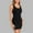 Black, variant on SNKSDGM Female Womens Tank Tops with Built in Bra Set Women's Tank Tops Dressy Women's Mini Dress Summer Tank Dress Ribbed Crew Neck Sleeveless Basic Bodycon Mini Dresses M