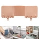 thumbnail image 5 of Protector de fregadero de cocina Macarena Deflector de platos de silicona con ventosa fregadero Rosa, 5 of 8